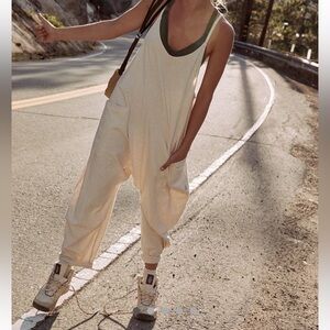 Free People Hot Shot Onesie in OATMEAL HEATHER